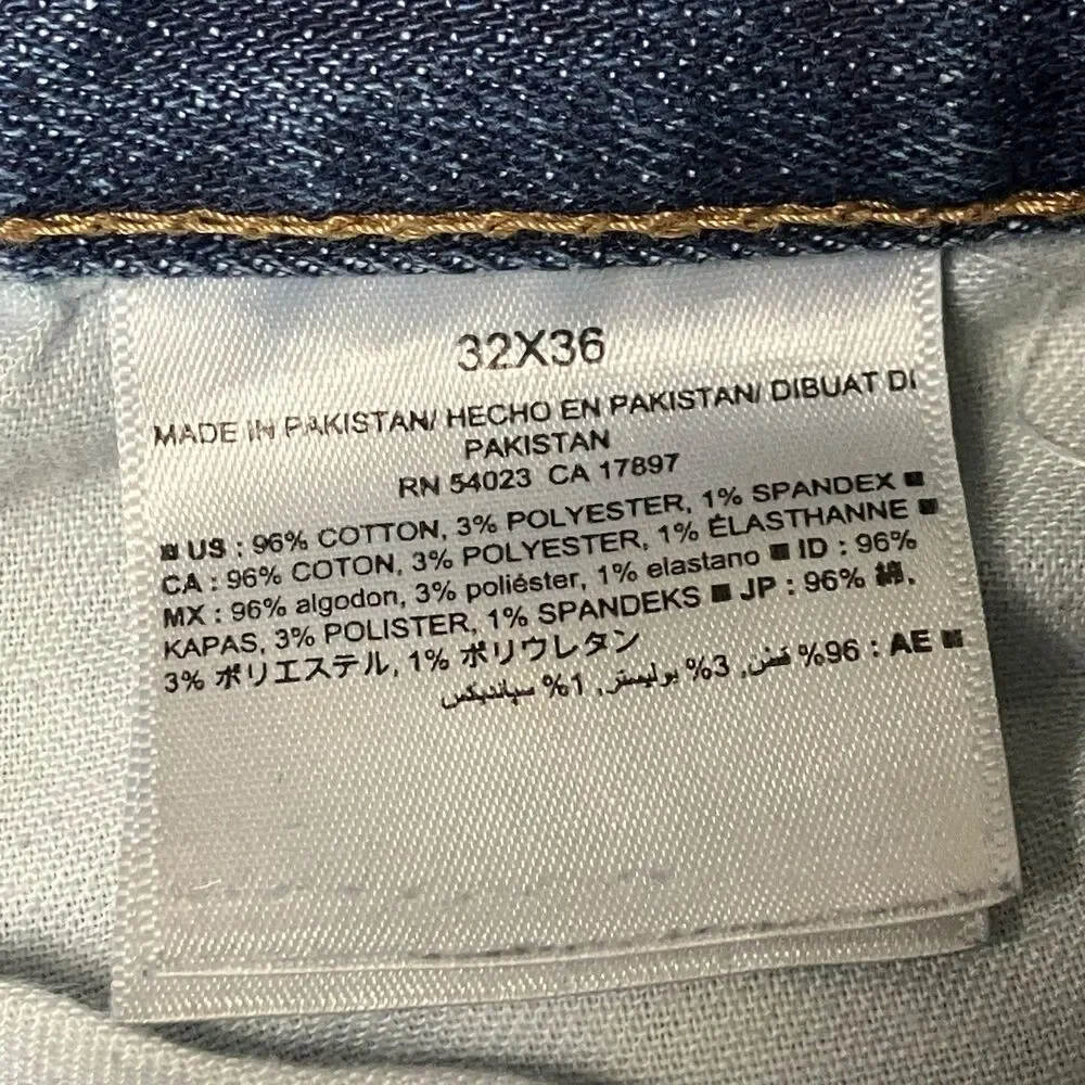 Old‎ Navy Jeans Mens 32x34 Blue Slim Fit Cotton Streetwear Neutral Smart Casual